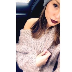 Off the shoulder sweater